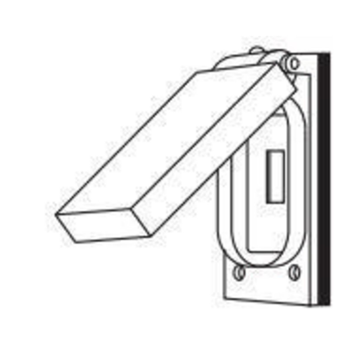 FZ/FCL-GF/FST SERIES FITTINGS - STANDARD AND HOSTILE LOCATIONS - CASTDEVICE COVERS - SINGLE GANG W/ GASKETS INCLUDED - TOGGLE SWITCH