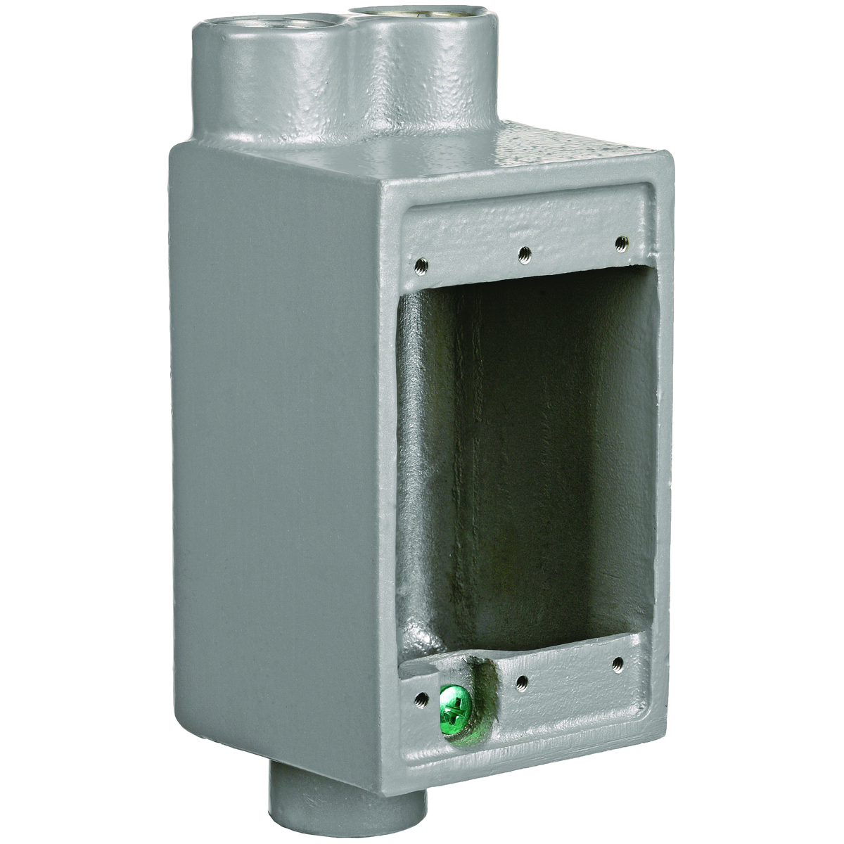 FDCC SERIES FITTINGS - ALUMINUM - FDCC TYPE CAST DEVICE BOX - DEEP - HUBSIZE 3/4 IN - VOLUME 28.5 CU IN