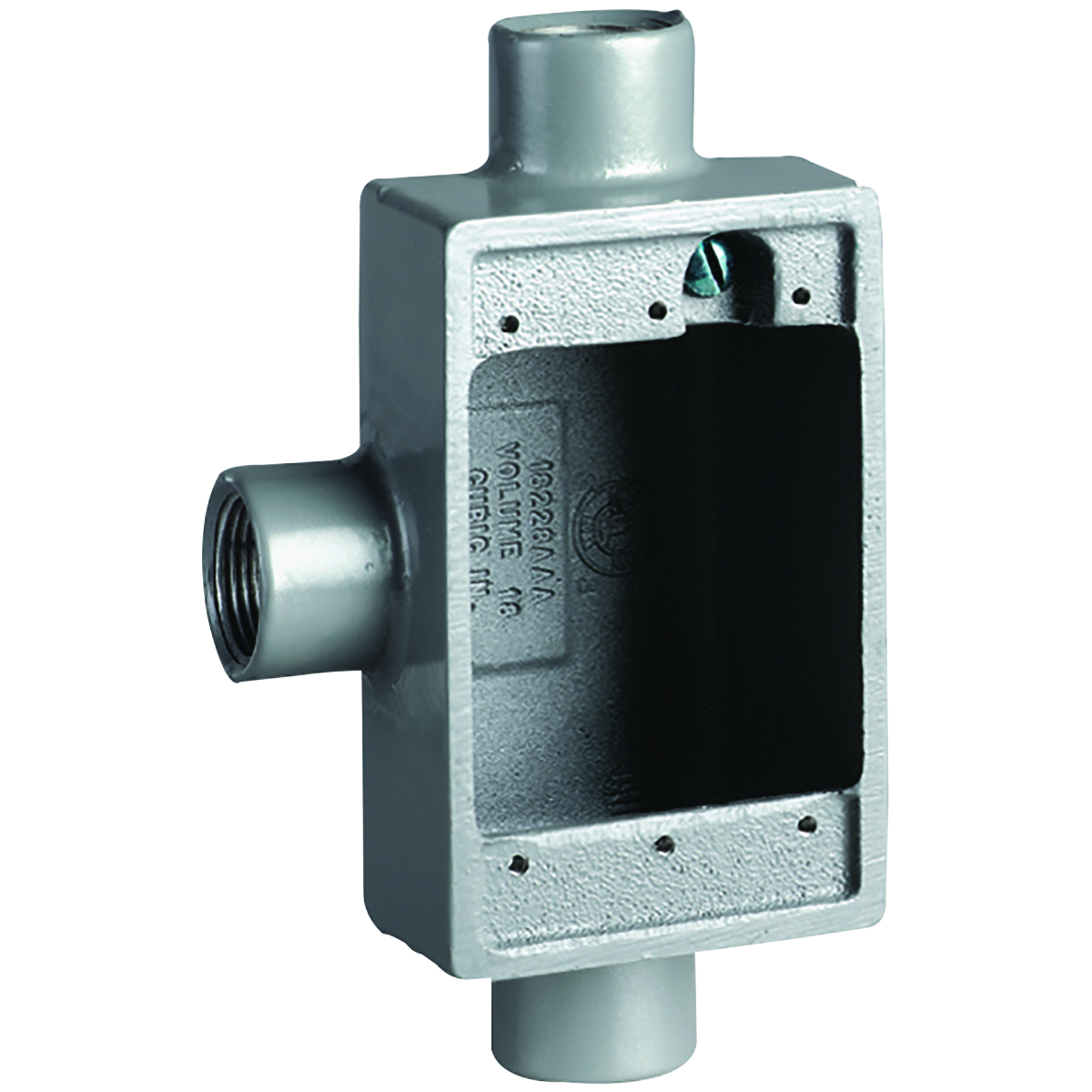 FSCT SERIES FITTINGS - ALUMINUM - FSCT TYPE CAST DEVICE BOX - SHALLOW -HUB SIZE 3/4 IN - VOLUME 18.0 CU IN