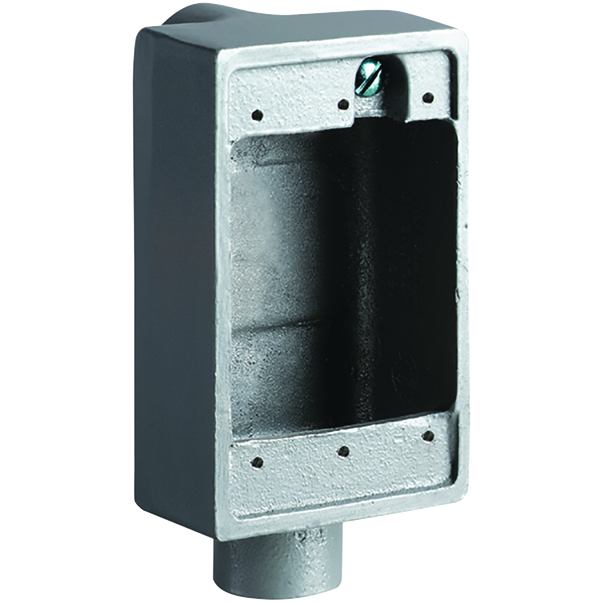 FSLB SERIES FITTINGS - ALUMINUM - FSLB TYPE CAST DEVICE BOX - SHALLOW -FEED THRU - HUB SIZE 3/4 IN - VOLUME 18.0 CU IN