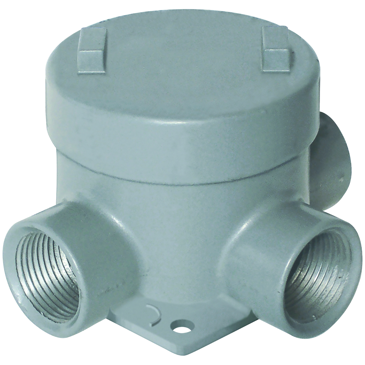 GEB SERIES - ALUMINUM OUTLET BODY - T TYPE - HUB SIZE 3/4 INCH (TWOHUBS) AND 1-1/2 INCH (ONE HUB) - VOLUME 29.0 CUBIC INCHES