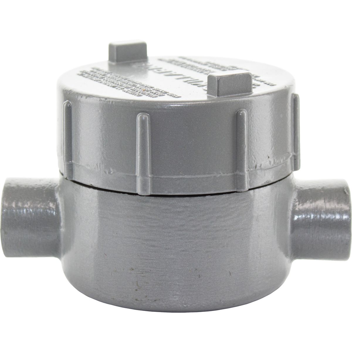 GEC SERIES - IRON OUTLET BODY WITH COVER - C TYPE - HUB SIZE 3/4 INCH -VOLUME 18.0 CUBIC INCHES