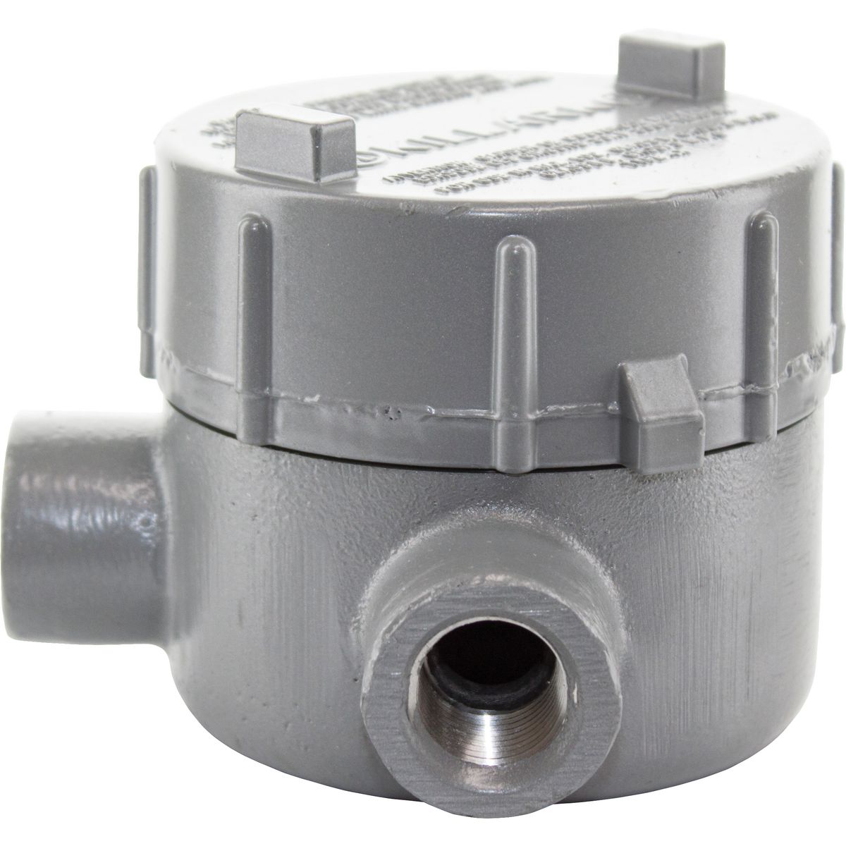 GEC SERIES FITTINGS - IRON - L TYPE OUTLET BODY - HUB SIZE 3/4 IN -VOLUME 18.0 CU IN