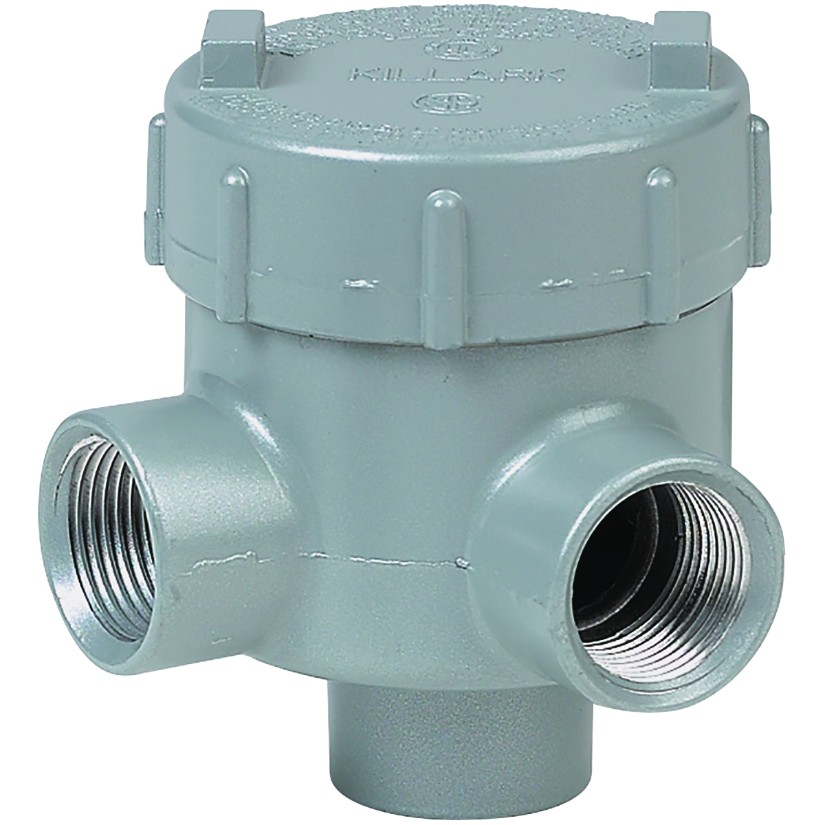 GEM SERIES FITTINGS - ALUMINUM - LA TYPE OUTLET BODY - HUB SIZE 3/4 IN -VOLUME 8.0 CU IN