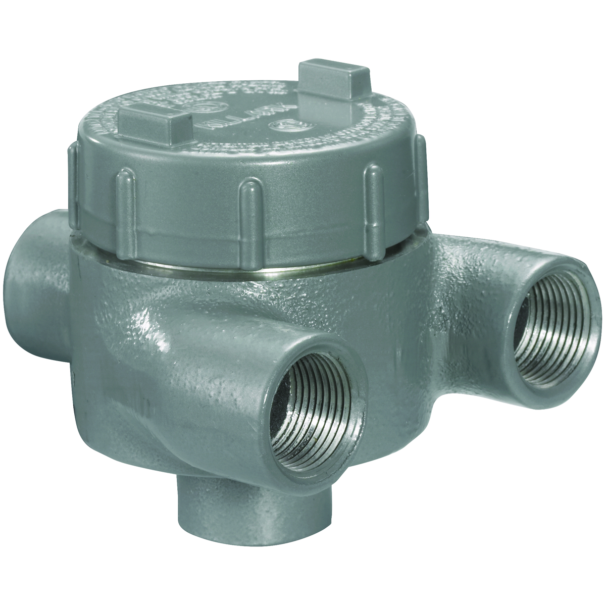 GEU SERIES - ALUMINUM OUTLET BODY - EA TYPE - HUB SIZE 3/4 INCH -VOLUME11.0 CUBIC INCHES