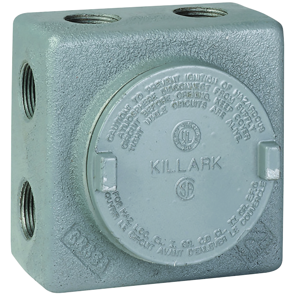 GRSSA SERIES FITTINGS - ALUMINUM - OUTLET BODIES - GRSSA - HUB SIZE 3/4IN