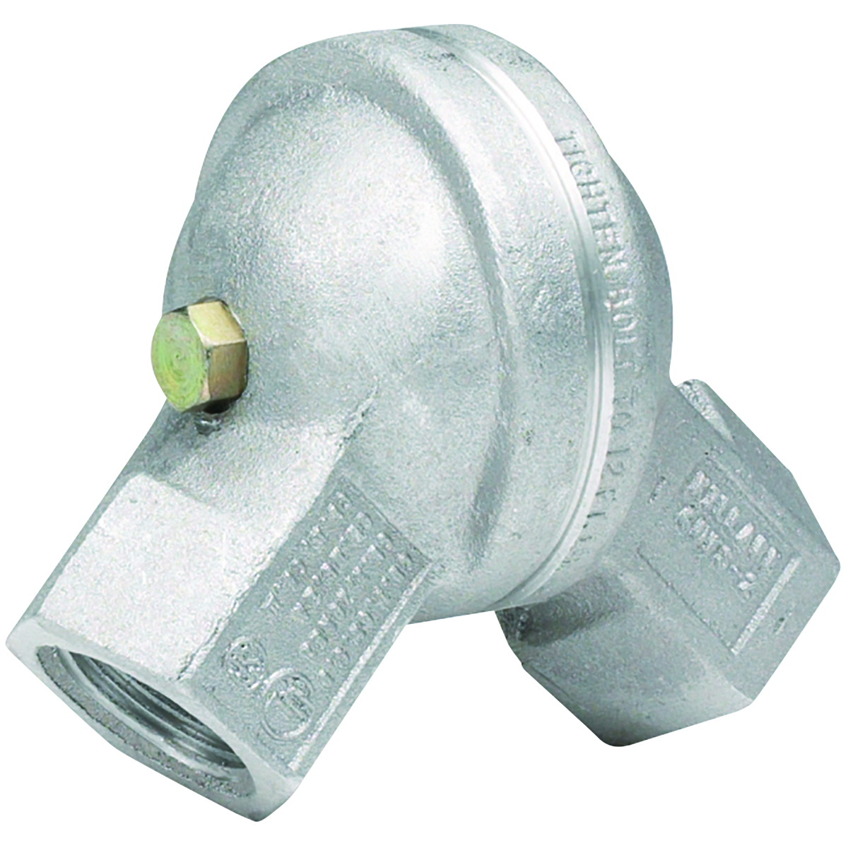 GUFS SERIES - ALUMINUM 180-DEGREE SWIVEL ELBOW - FEMALE/FEMALE - HUBSIZE 3/4 INCH