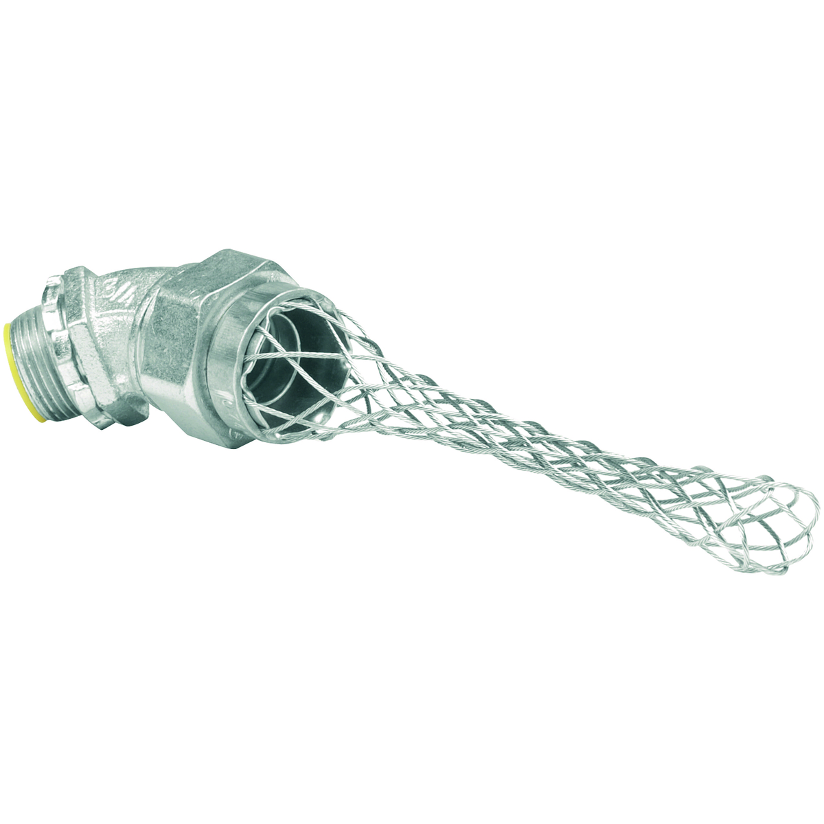 K SERIES FITTINGS - GROUNDED LIQUIDTIGHT CONNECTORS - K LIQUIDTIGHTGROUNDING STYLE WITH MESH GRIP - 45 DEGREE INSULATED - NPT SIZE 1-1/4 IN