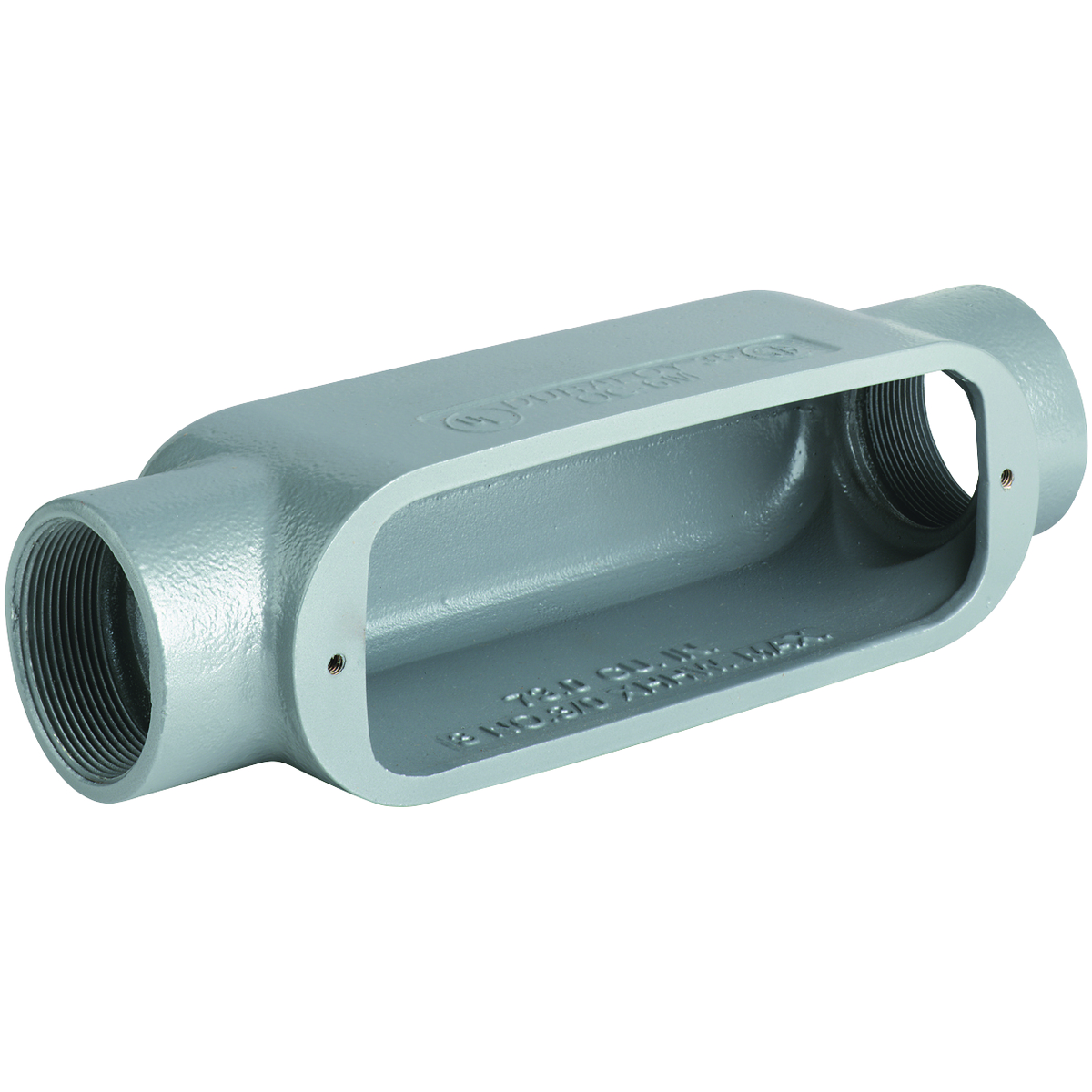 O SERIES/DURALOY 5 SERIES - ALUMINUM CONDUIT BODY - C TYPE - HUB SIZE1/2 INCH - VOLUME 4.0 CUBIC INCHES