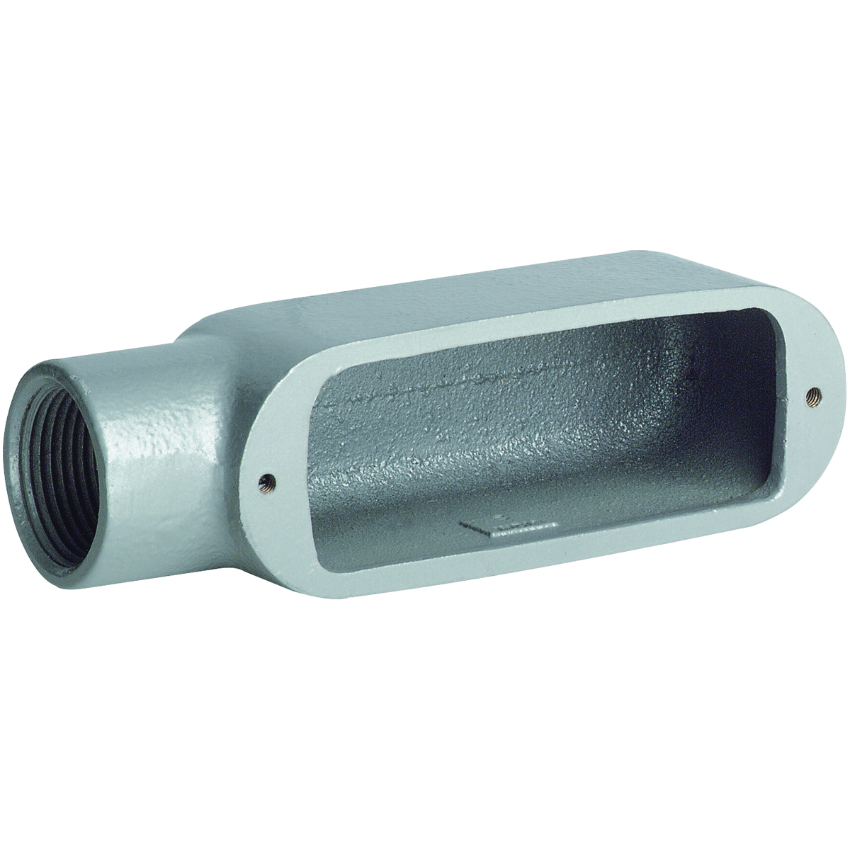 O SERIES/DURALOY 5 SERIES - ALUMINUM CONDUIT BODY - E TYPE - HUB SIZE3/4 INCH - VOLUME 7.0 CUBIC INCHES