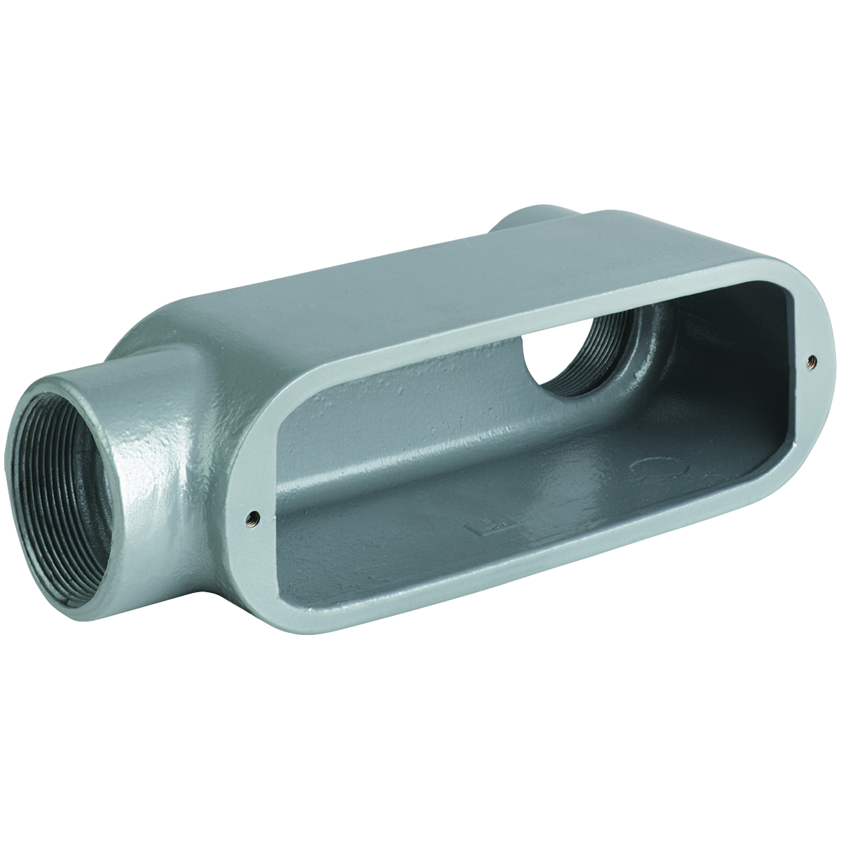 O SERIES/DURALOY 5 SERIES - ALUMINUM CONDUIT BODY - LB TYPE - HUB SIZE1/2 INCH - VOLUME 4.0 CUBIC INCHES