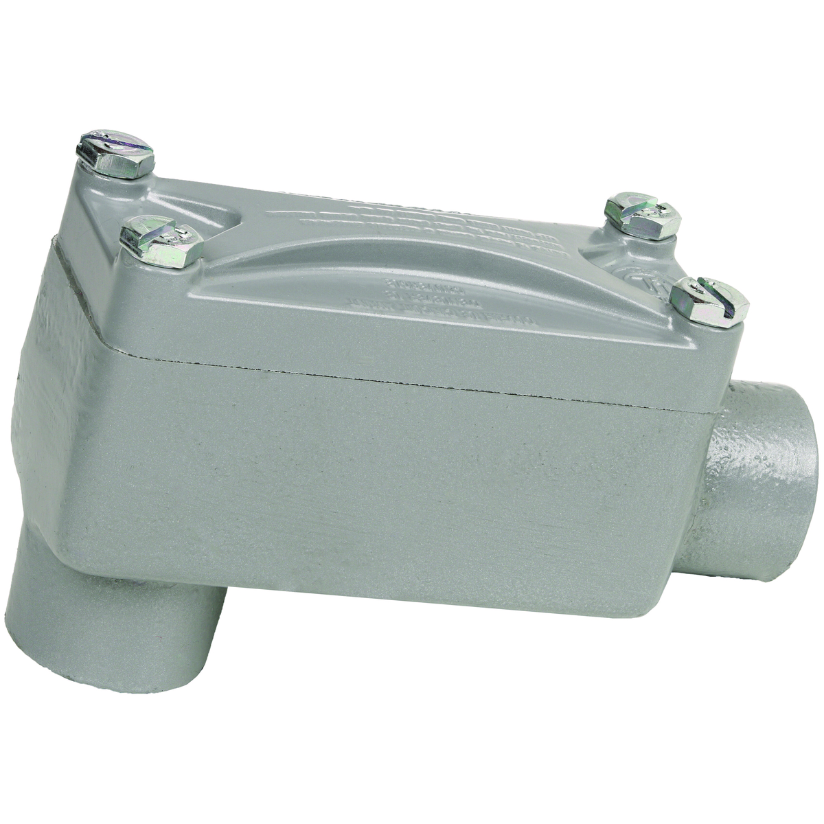 XLB SERIES FITTINGS - X DIMENSIONS - HUB SIZE 1/2 IN - VOLUME 4.3 CU IN