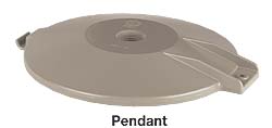 MB SERIES - ALUMINUM PENDANT MOUNTING BRACKET - HUB SIZE 3/4 INCH