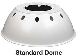 V SERIES - FIBERGLASS DOME REFLECTOR FOR MB SERIES