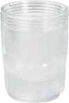 V SERIES - GLASS TYPE I REFRACTOR - FOR USE WITH LOW WATTAGE 5-1/2 INCHOPTIC THREAD SIZE BALLAST TANKS
