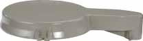 VM SERIES - ALUMINUM 90-DEGREE STANCHION MOUNT SPLICE BOX - HUB SIZE1-1/4 INCH