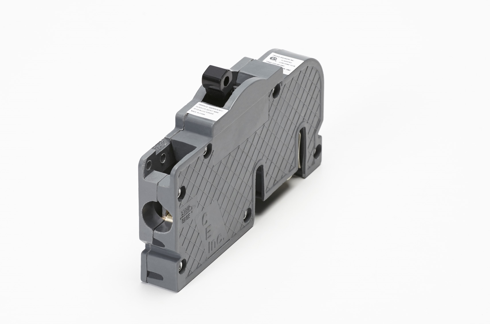NEW Zinsco replacement circuit breaker by Connecticut Electric Type UBIZ. For use in Zinsco load centers that accept type Q circuit breakers. ETL Listed. 10,000 AIC 1-pole 50A