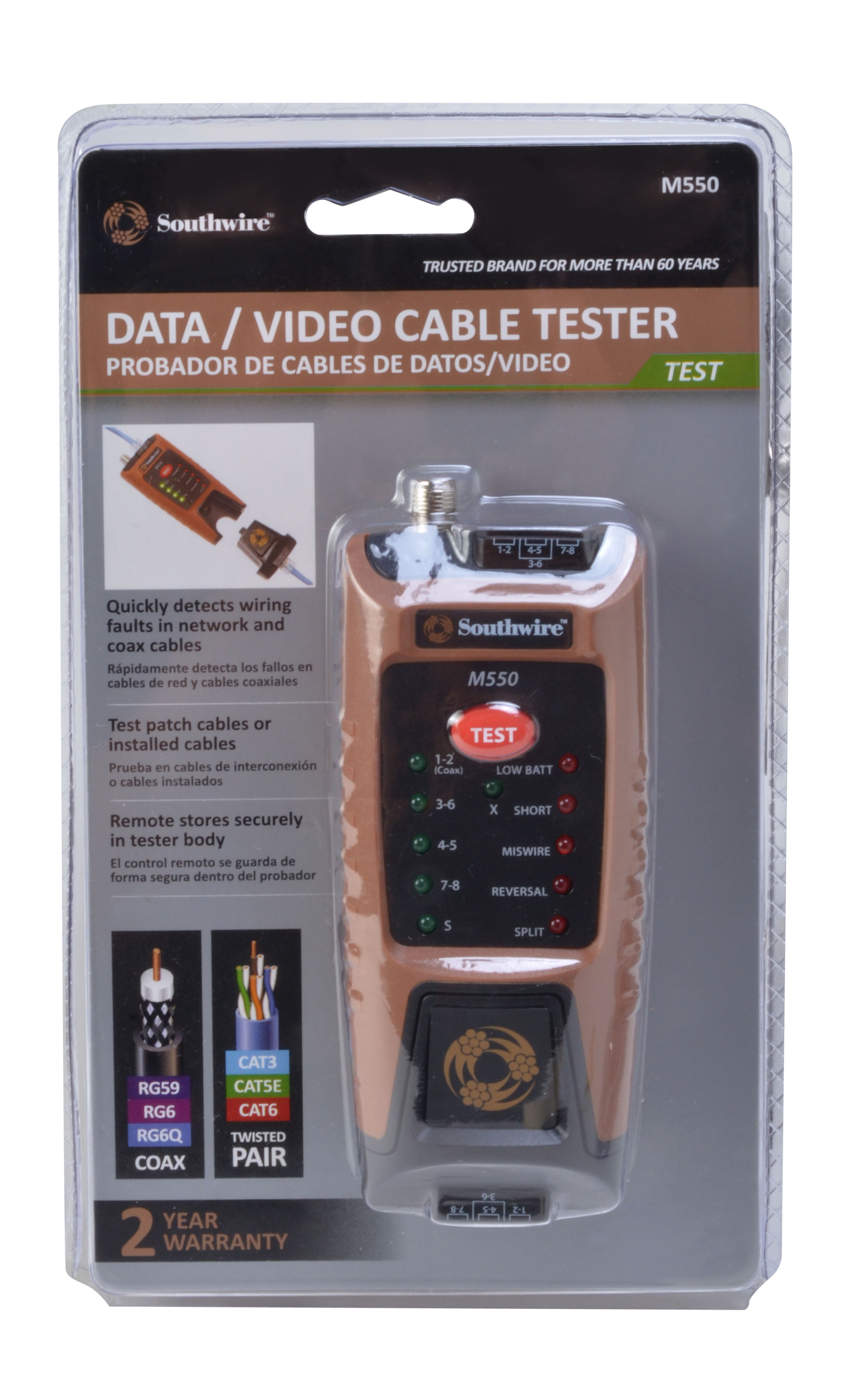Continuity Tester for Data & Coax Cables