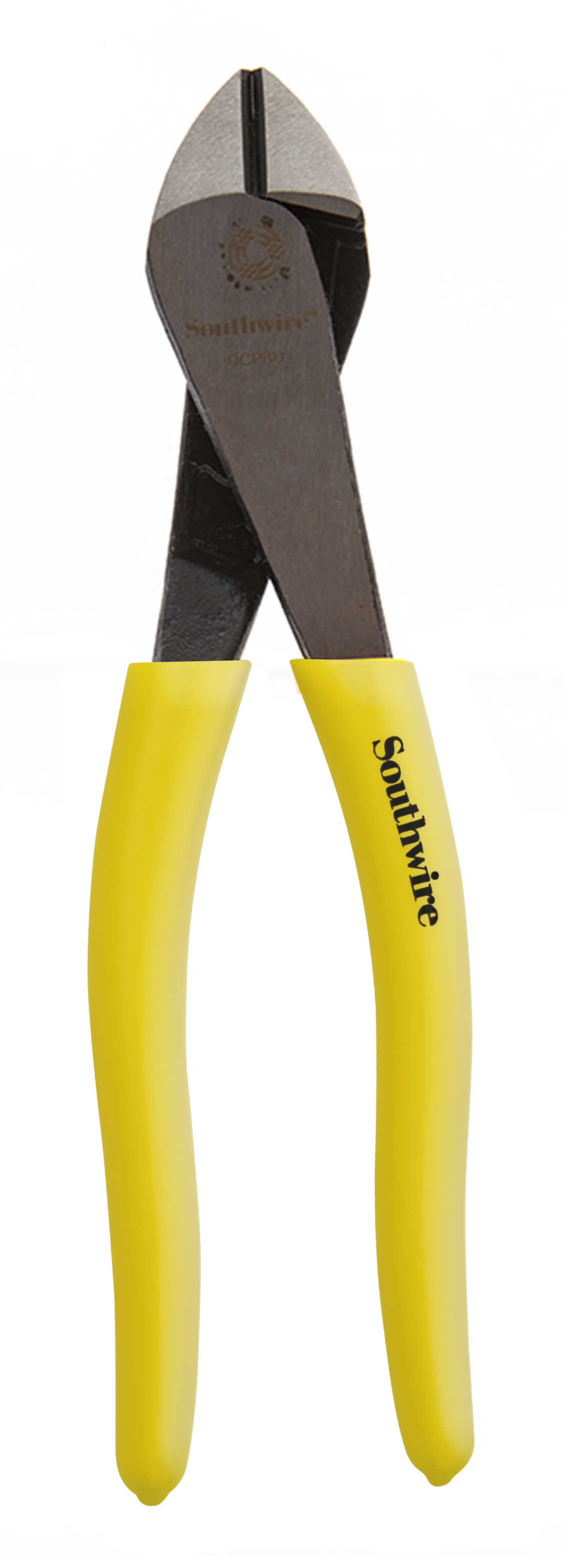 These 8" diagonal cutting pliers feature a comforatble dipped handle. With drop forged construction and a strong high leverage, hot-riveted pivot joing, these pliers offer smooth action, no handle wobble and excellent cutting power.