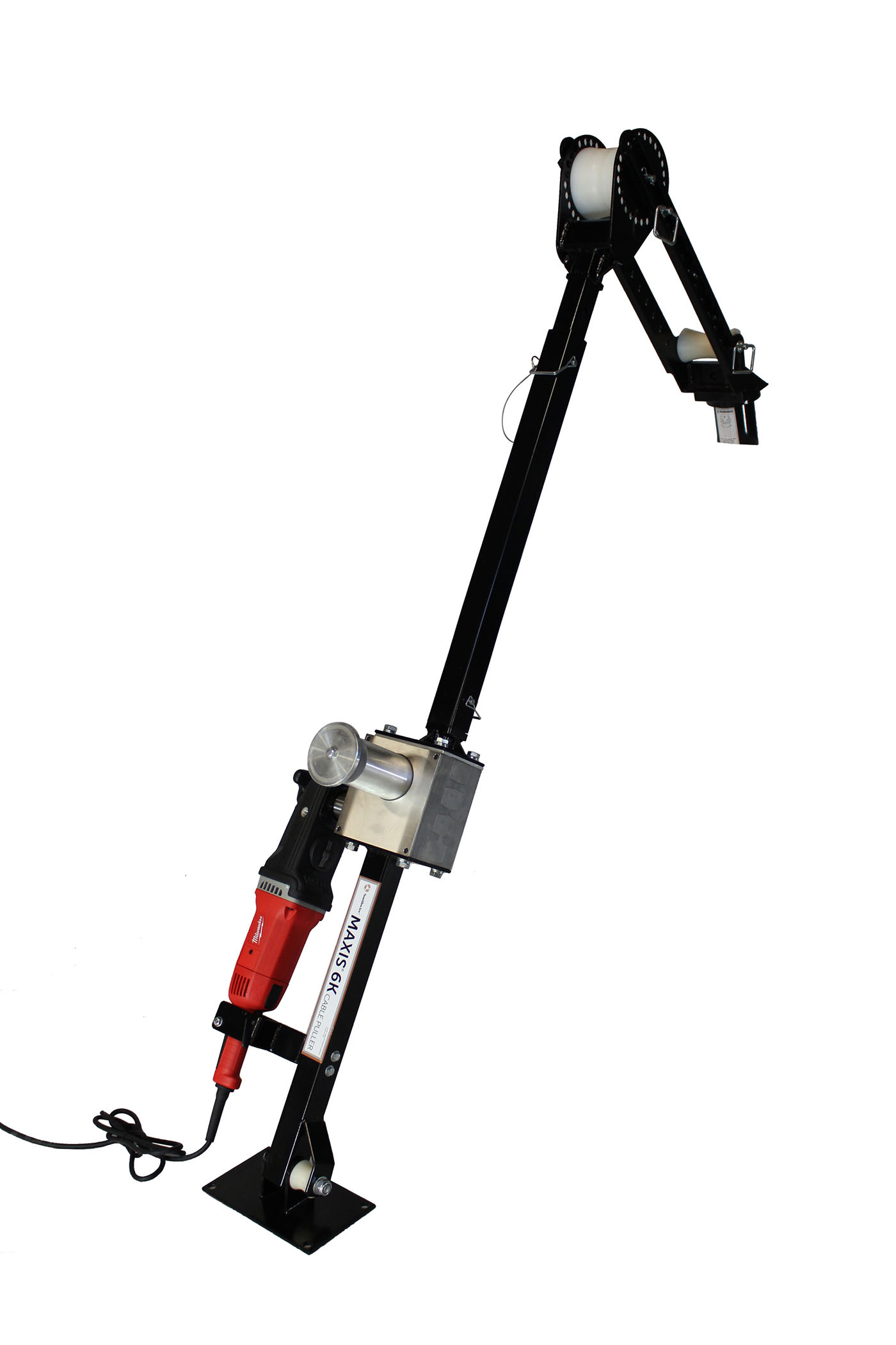 Product image for Southwire M6K-M (57648501) Maxis® 6K Cable Puller w/ Motor, Includes Conduit Adapters 2" - 4", PC100 Puller Cart