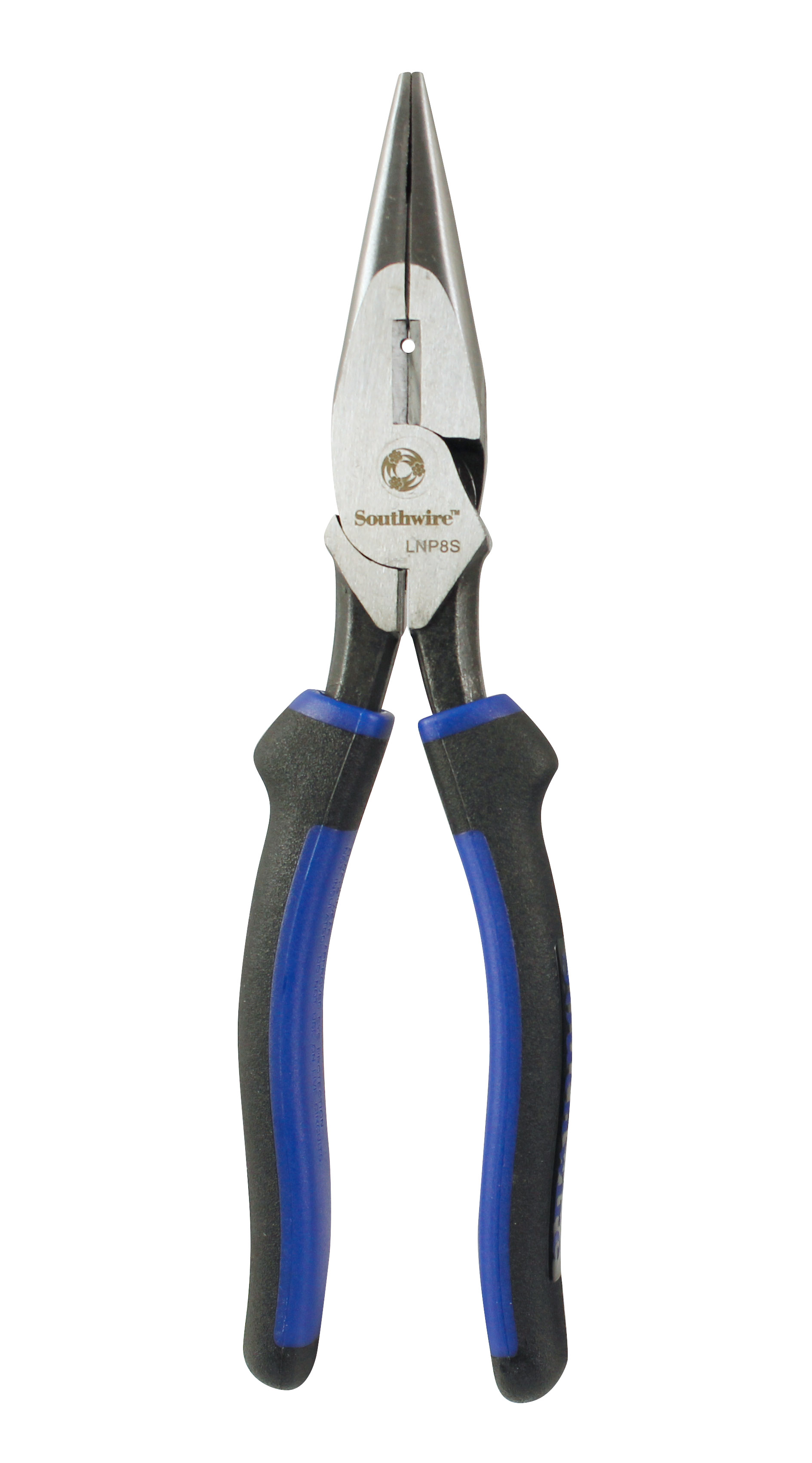 LNP8S 032886944116 The LNP8S is a durable, high-performing long nose pliers are built from forged steel and are fitted with dual material double-molded comfortable grips. Designed to reach tight spaces. The hi-leverage, hot-riveted joint is guaranteed to provide long-lasting durability and performance.