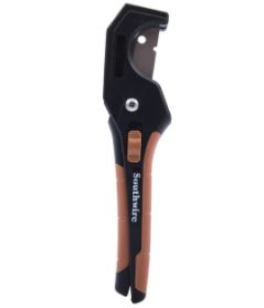PLACUT 032886908620 Our plastic pipe and tubing cutter has non-slip grips and a strong stainless steel blade that makes cutting plastic tubing easy.
