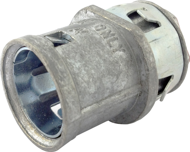 Arlington 380AST 1/2" Snap²It SnapIn Insulated Connector, Flex/AC/MC