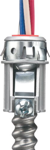 Product image for Arlington 7510AST 3/4" Snap²It Insulated Connector, Flex/AC/MC, .895 to 1.035