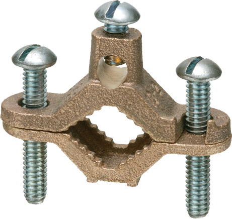 ARLN 721B 1-1/4" 1-1/2" 2" BRASS GROUND PIPE CLAMP