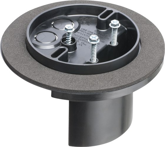 L-shaped fan and fixture vapor box. 70lb fan, 200lb fixture rated for 1/2