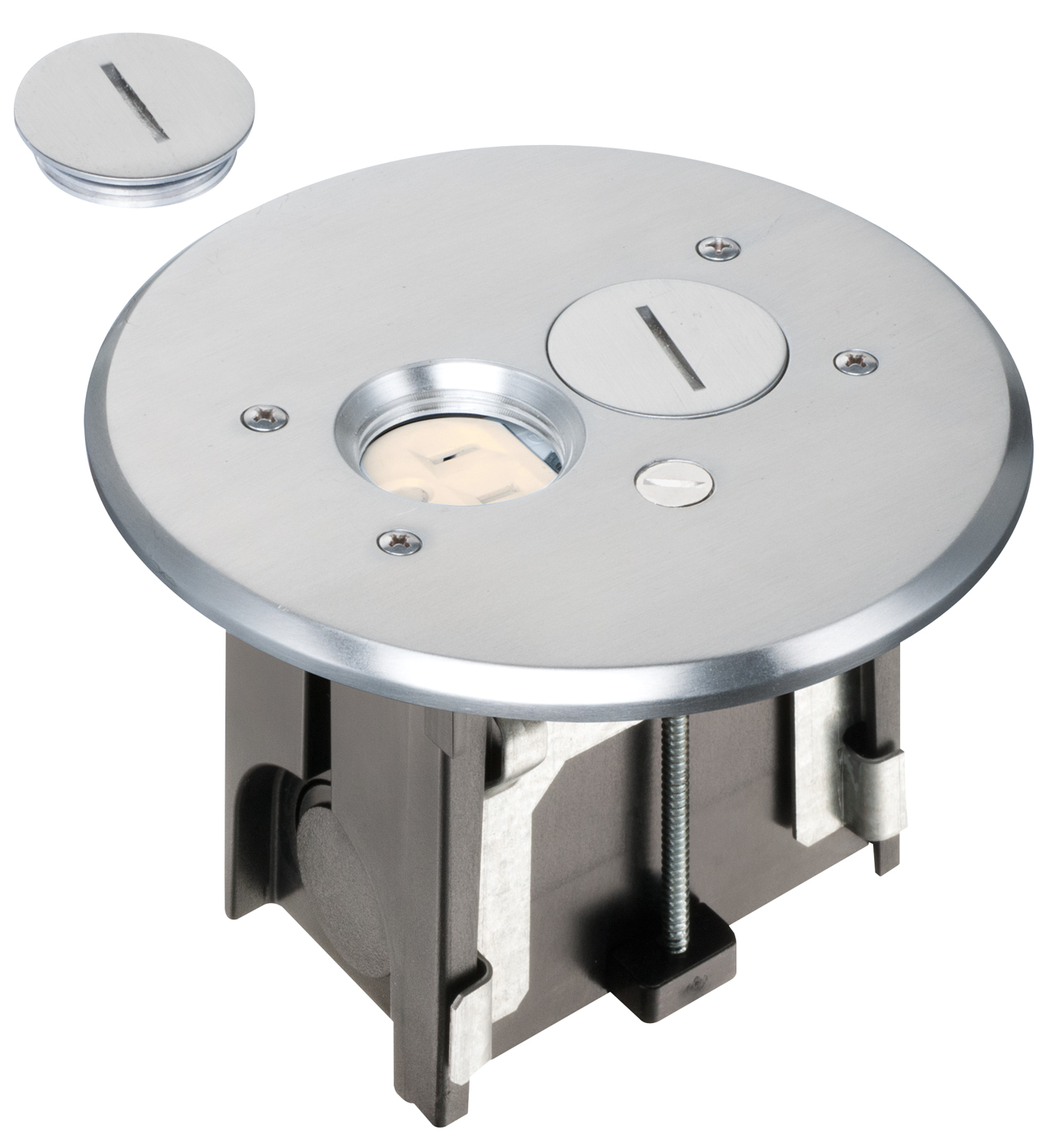 Product image for ARL FLBAR101NL NICKEL ADJ FLOOR BX-