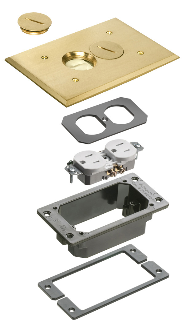 ARLN FLBC101MBTK BRASS TRIM KIT-CONCRET