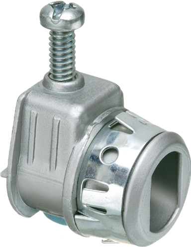 Product image for Arlington L17ST 1/2" Snap-Tite MC / Flex / AC Connector, .630-.890