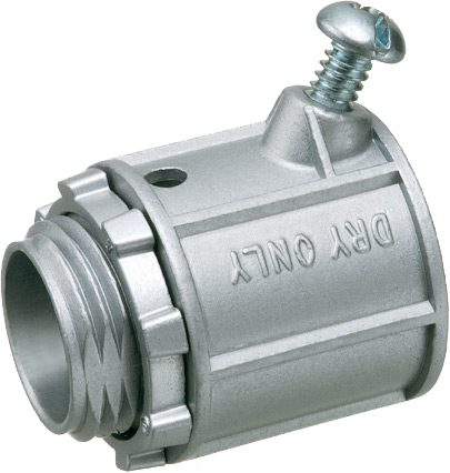 Product image for Arlington L49 3/4" Flex/AC/MCI Set Screw Connector, Zinc Die-Cast