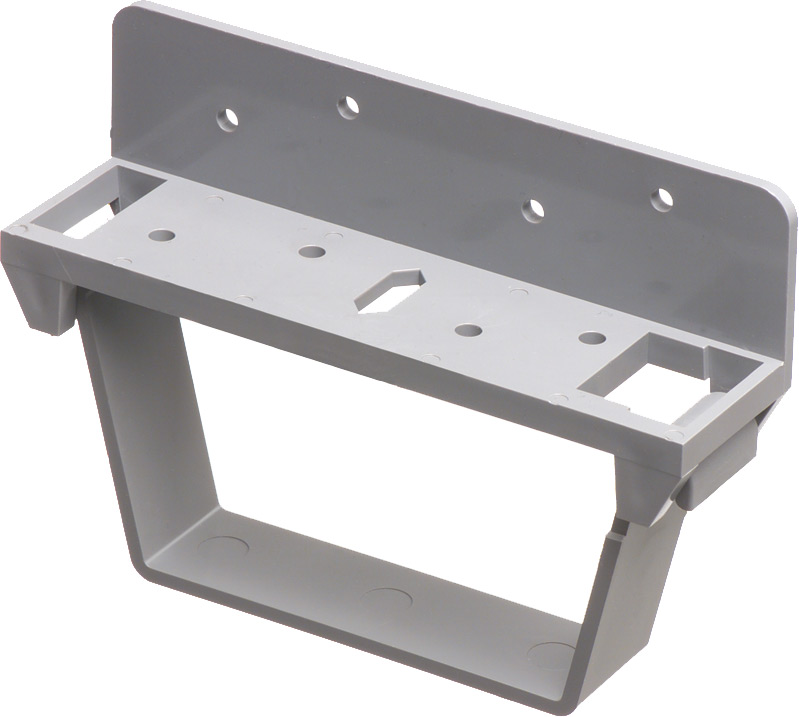 Joist bracket for Arlington's T205. To be used on joists. Bracket has hinged opening for easily installing or removing cable.