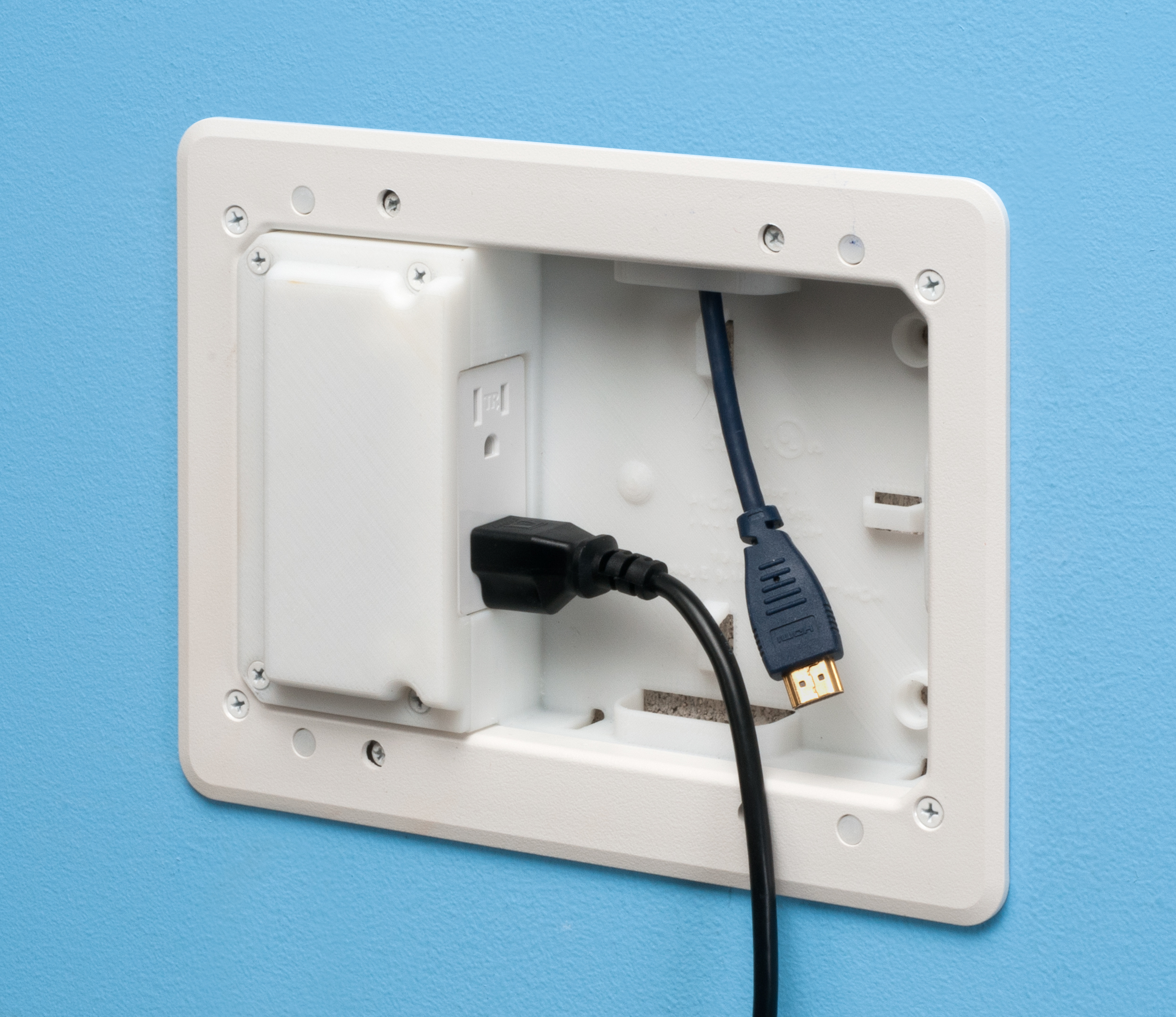 Product image for Arlington TVL508 5" x 8" Low Profile TV Box, Power and/or Low Voltage