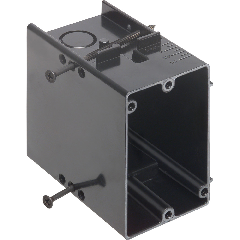 Product image for Arlington FDM23 Non-Metallic Box for Fire-Rated Walls, Mortar-In, 23 cu.in