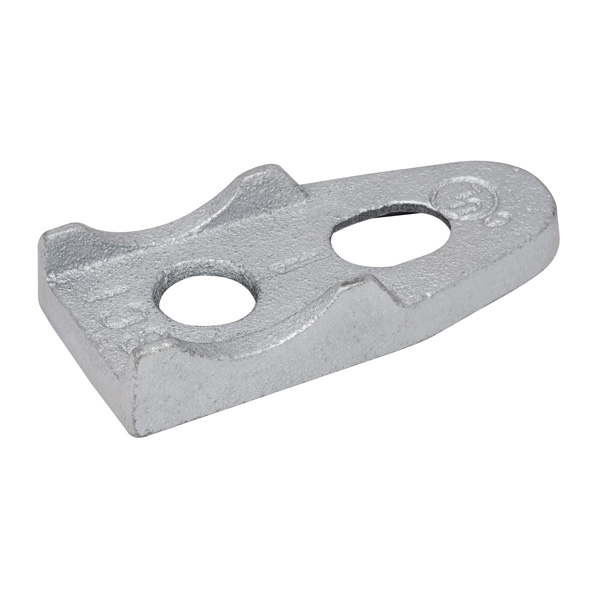 MADISON, 3/4 MALL CLAMP BACK - MALLEABLE IRON CLAMP BACK MOUNTING SPACER FOR RIGID, IMC, OR EMT CONDUIT MALLEABLE IRON, ZINC PLATED 1/2
