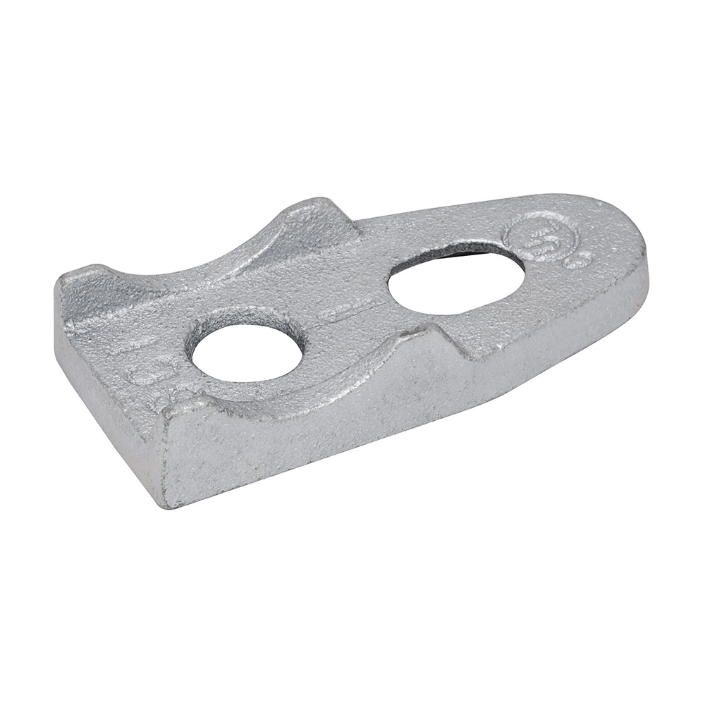 MADISON, 1/2 MALL CLAMP BACK - MALLEABLE IRON CLAMP BACK MOUNTING SPACER FOR RIGID, IMC, OR EMT CONDUIT MALLEABLE IRON, ZINC PLATED 1/2