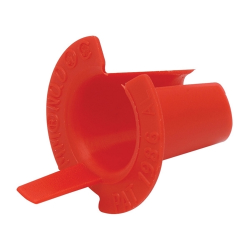 MADISON, ANTI-SHORT BUSHING, SIZE: #0, NON-METALLIC, BRIGHT RED, TEMPERATURE RATING: -40 DEG C, PACKAGE: 35/BAG, MASTER QUANTITY: 20, UL LISTED