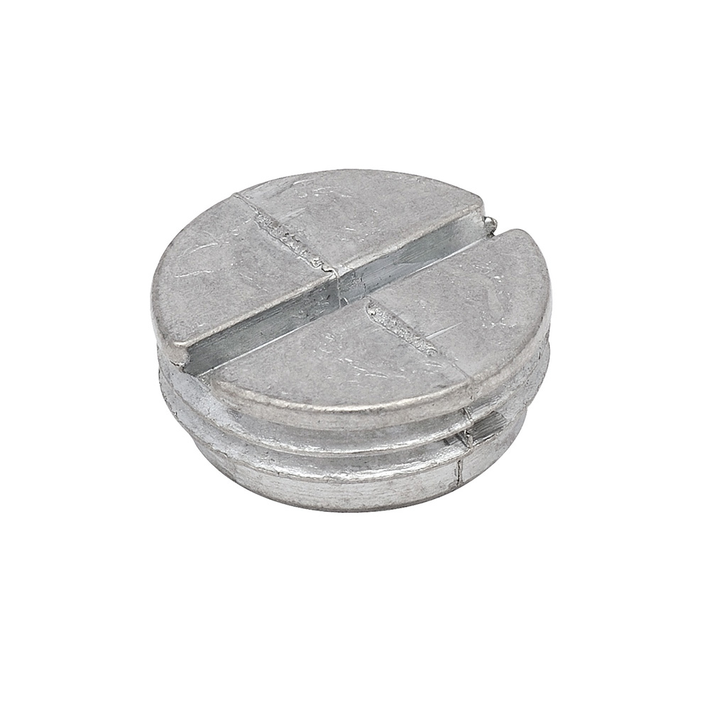 MADISON, 1/2 CLOSURE PLUG CLOSURE PLUG FOR CONDULETS, CONDUIT BOXES OR FS BOXES CAST ALUMINUM