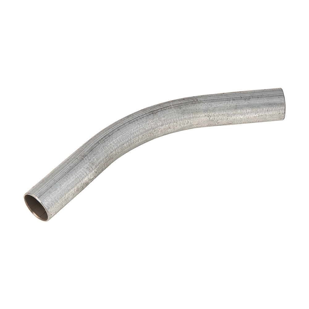 MADISON, 1 45 DEG EMT ELBOW EMT 45 CONDUIT ELBOW FOR COUPLING EMT CONDUIT AT ANGLES STEEL UL LISTED FJMX MIN. RADIUS = 5-3/4