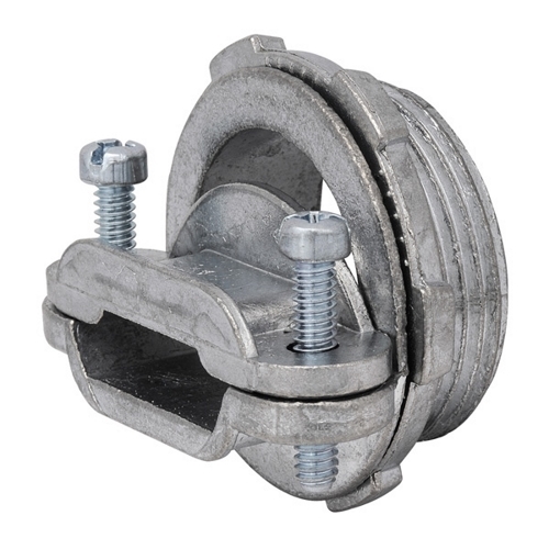 MADISON, ROUND NON-WATERTITE CONNECTOR, SIZE: 1-1/2 IN, CONNECTION: SCREW CLAMP X THREADED, CONDUCTOR RANGE: 1, 1/0, 2/0 AWG, NUMBER OF CONDUCTORS: 9, ZINC DIE-CAST, MINIMUM OPENING: 0.594 IN, MAXIMUM OPENING: 1-1/4 IN, MASTER QUANTITY: 25, UL LIS