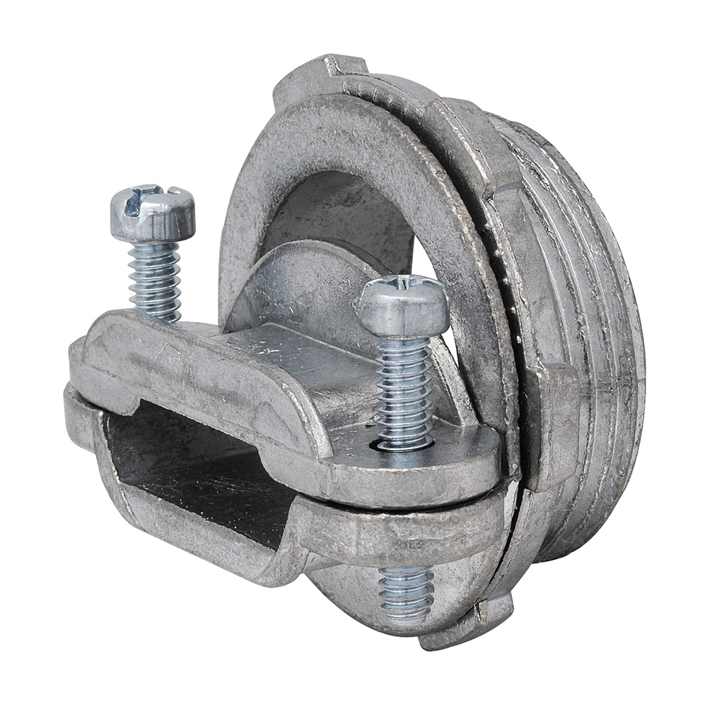 MADISON, 1 1/4 ENT CABLE CONN CABLE CONNECTOR FOR OVAL SERVICE ENTRANCE CABLE TYPE SEU, FOR USE WITH OVAL CABLE 3 #1 & 2/0 TO CONNECT TO AN ENCLOSURE ZINC DIE CAST MEETS UL 514B_