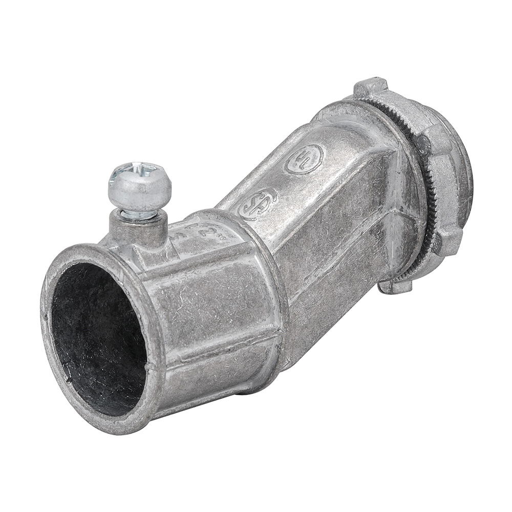 MADISON, 3/4 EMT OFFSET CONN EMT OFFSET CONNECTOR FOR CONNECTING EMT TO BOX CONCRETE-TIGHT WHEN TAPED, ZINC DIE CAST CONCRETE-TIGHT WHEN TAPED MEETS UL514B