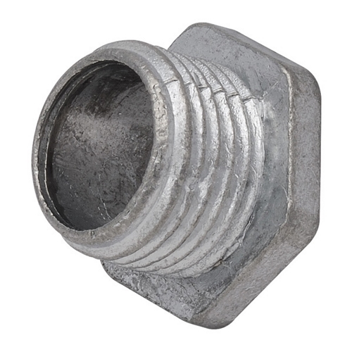 MADISON, STANDARD HEX HEAD RIGID SPEED NIPPLE, ZINC DIE-CAST, 1.44 IN LENGTH, TRADE SIZE: 3 IN, FLEXIBILITY: RIGID, CONNECTION: THREADED, WIDTH ACROSS FLAT: 4.06 IN, SHELF QUANTITY: 10, MASTER QUANTITY: 40, UL LISTED