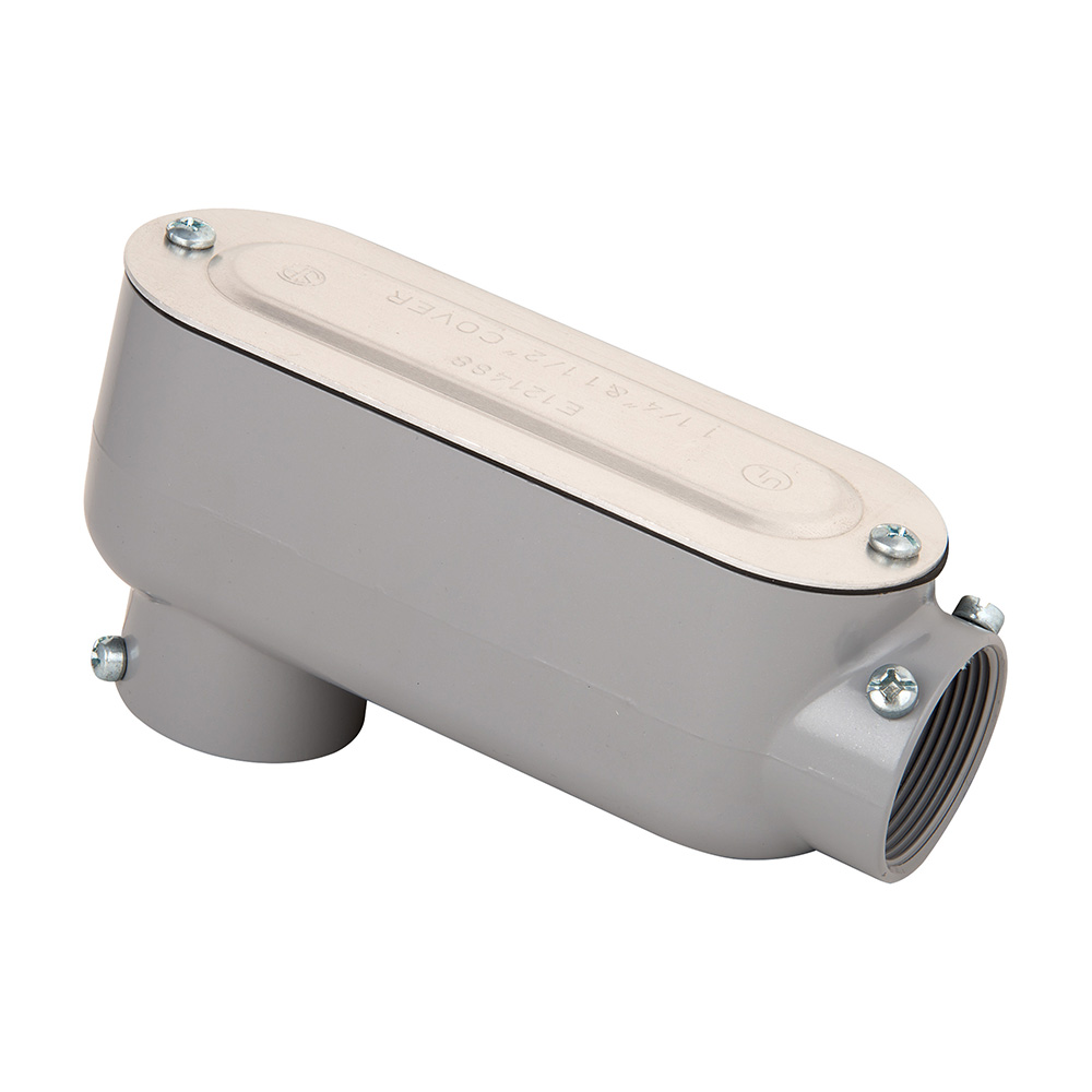 MADISON, 1-1/2 COMBO LB W/C & G RIGID LB BODY W/COVER&GASKET ALUMINUM COMBINATION-RIGID AND SETSCREW ALUMINUM UL APPROVED COMBINATION - RIGID AND SETSCREW