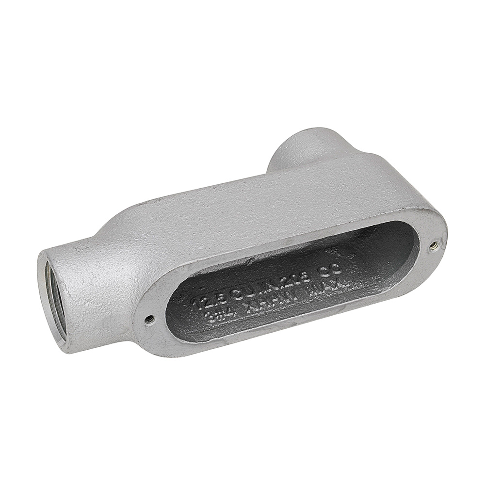 MADISON, 3-1/2 MALL IRON BODY LB - TYPE LB MALLEABLE CONDUIT BODY MALLEABLE