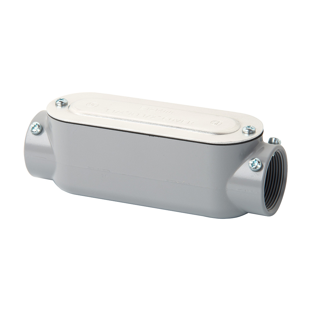 MADISON, 1 1/2 COMBO LC W/C & G RIGID C BODY W/COVER & GASKET COMBINATION - RIGID & SETSCREW ALUMINUM ALUMINUM UL APPROVED COMBINATION - RIGID AND SETSCREW