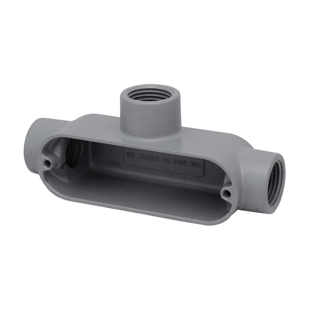 MADISON, 2-1/2 T BODY TYPE T THREADED CONDUIT BODY ALUMINUM 